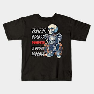 Halloween season season pumpkin season Kids T-Shirt